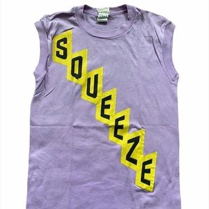 Vintage 1985 Squeeze Band Tour Shirt